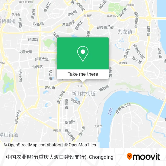 中国农业银行(重庆大渡口建设支行) map