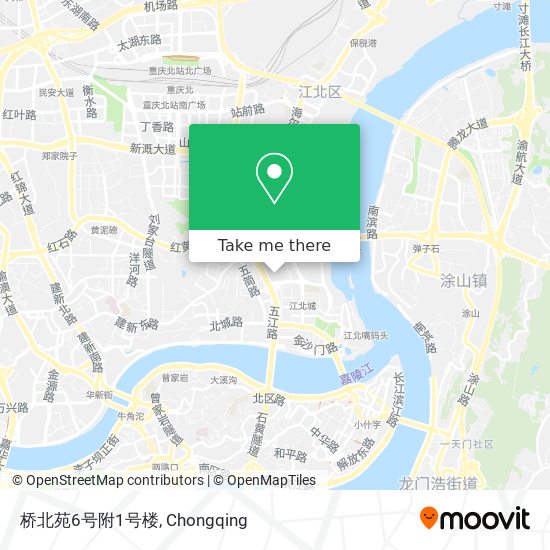 桥北苑6号附1号楼 map