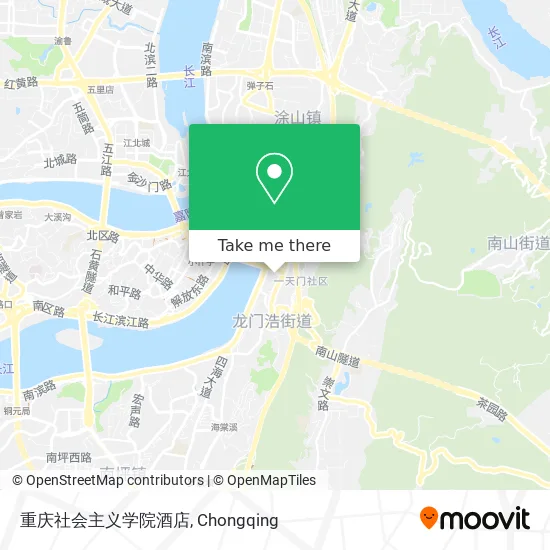 重庆社会主义学院酒店 map