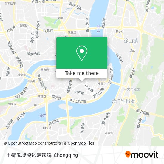 丰都鬼城鸿运麻辣鸡 map