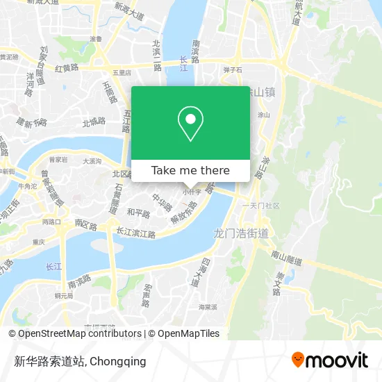 新华路索道站 map