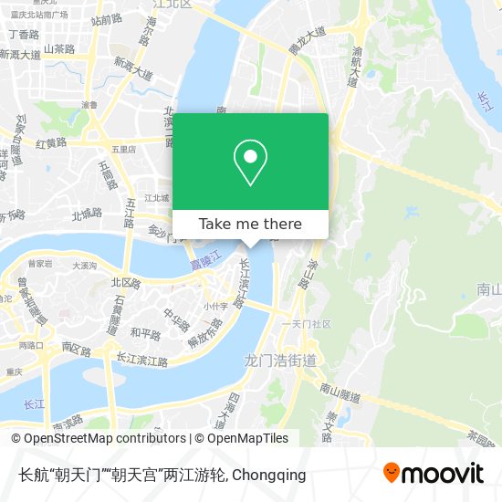 长航“朝天门”“朝天宫”两江游轮 map