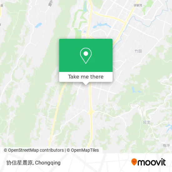 协信星麓原 map
