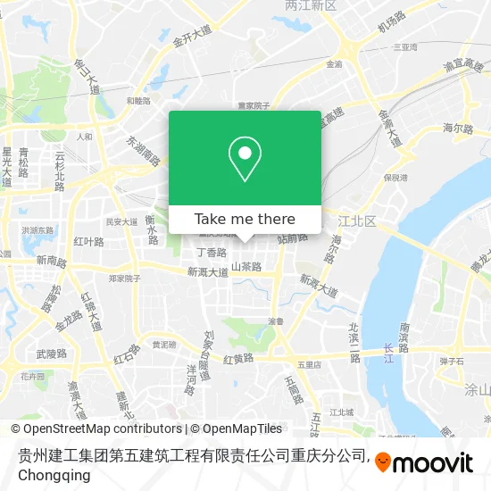 贵州建工集团第五建筑工程有限责任公司重庆分公司 map