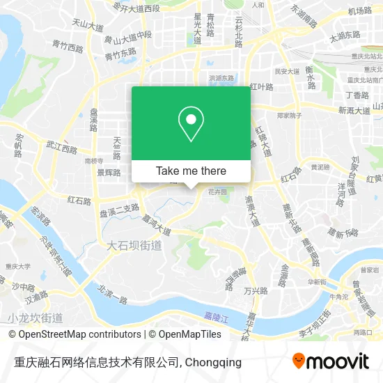 重庆融石网络信息技术有限公司 map