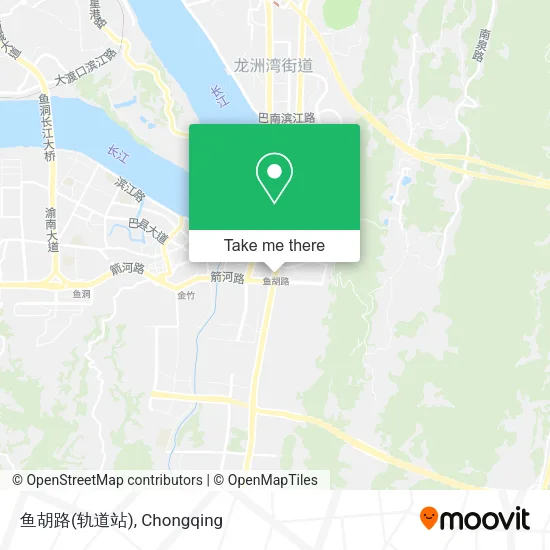 鱼胡路(轨道站) map