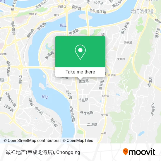 诚祥地产(巨成龙湾店) map