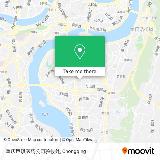 重庆巨琪医药公司验收处 map