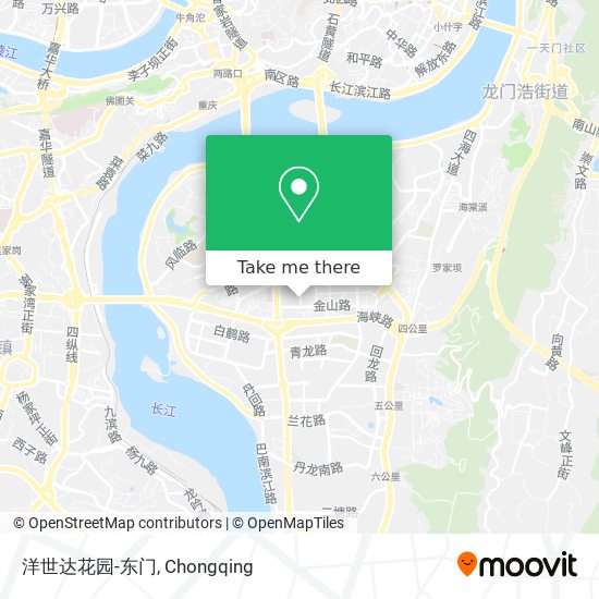 洋世达花园-东门 map