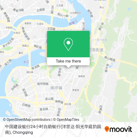 中国建设银行24小时自助银行(洋世达·阳光华庭韵园南) map