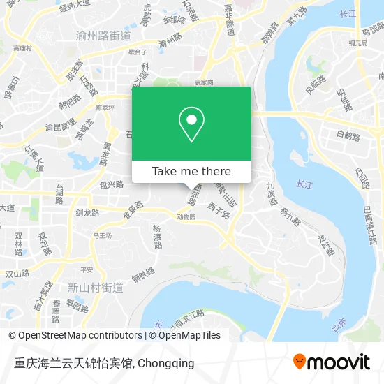 重庆海兰云天锦怡宾馆 map