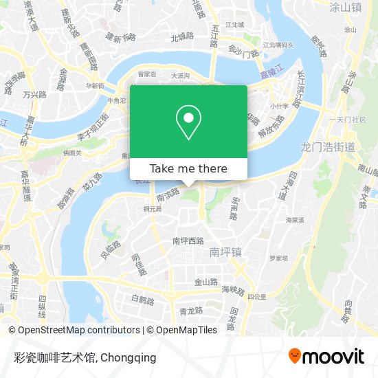 彩瓷咖啡艺术馆 map