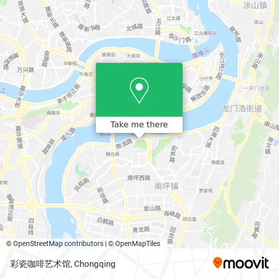 彩瓷咖啡艺术馆 map