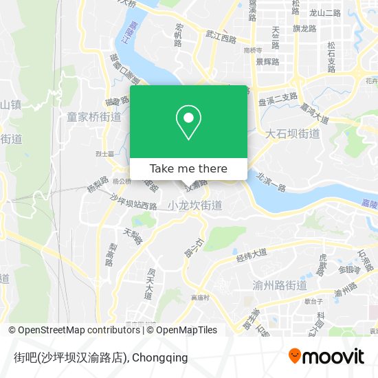 街吧(沙坪坝汉渝路店) map