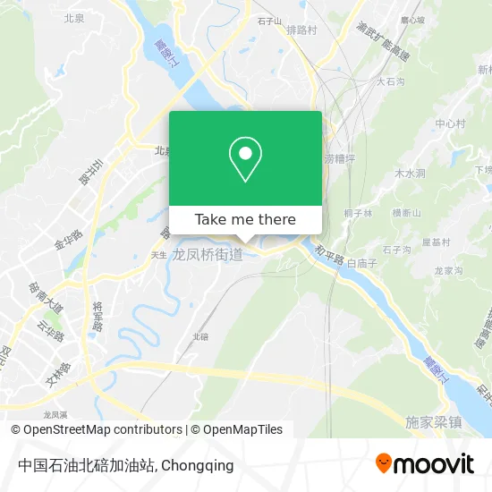 中国石油北碚加油站 map