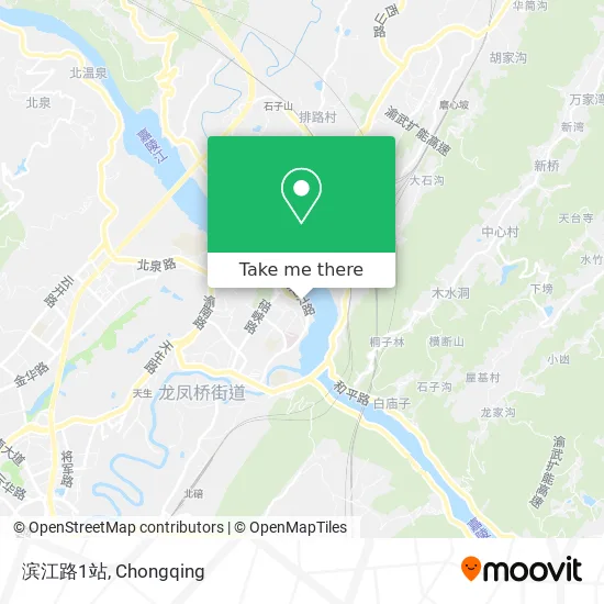 滨江路1站 map