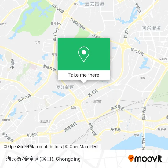 湖云街/金童路(路口) map