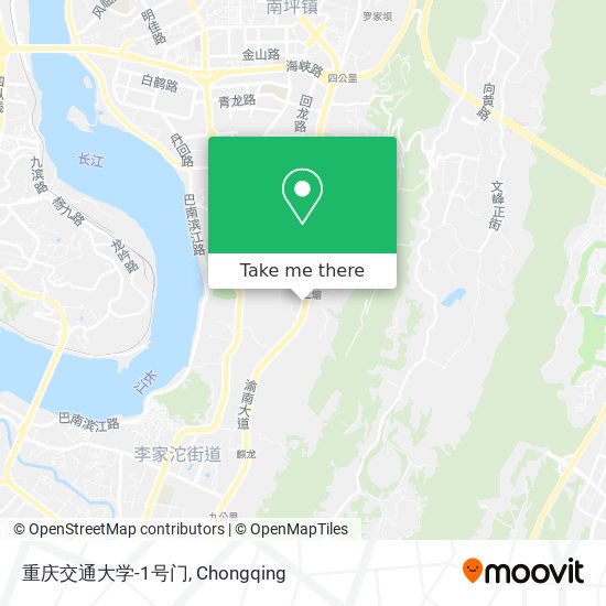 重庆交通大学-1号门 map