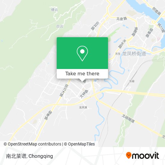 南北菜谱 map