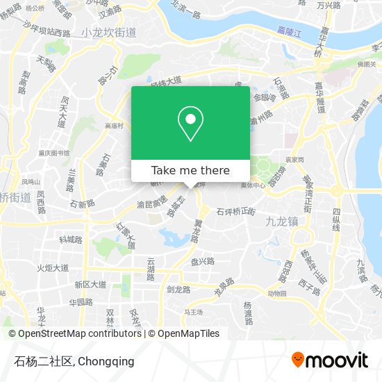 石杨二社区 map
