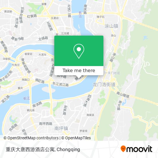 重庆大唐西游酒店公寓 map