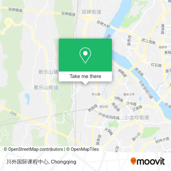 川外国际课程中心 map