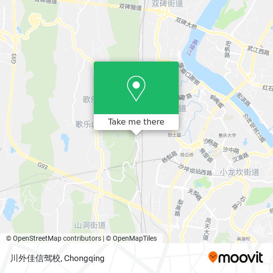 川外佳信驾校 map
