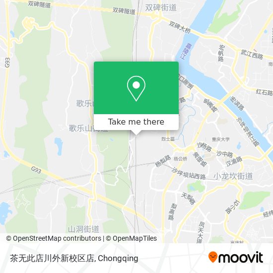 茶无此店川外新校区店 map