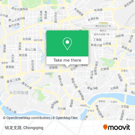 锦龙支路 map