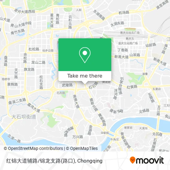 红锦大道辅路/锦龙支路(路口) map
