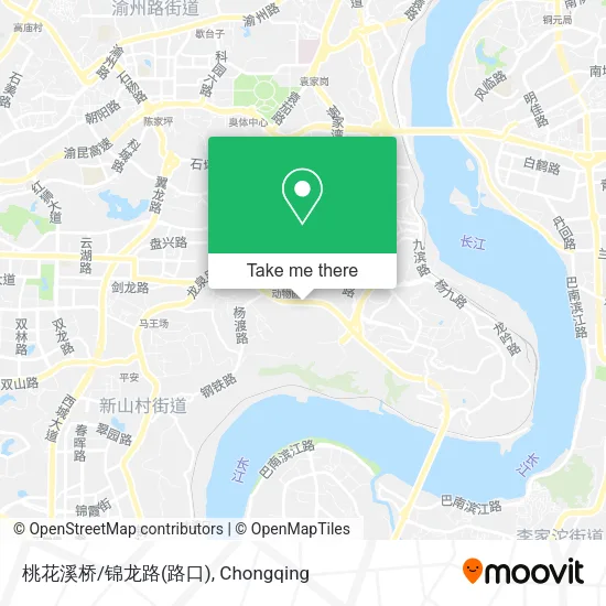 桃花溪桥/锦龙路(路口) map