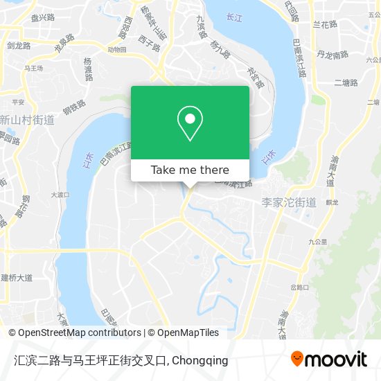 汇滨二路与马王坪正街交叉口 map