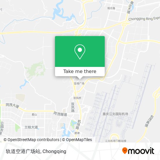轨道空港广场站 map