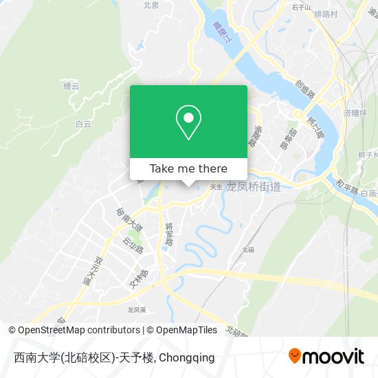 西南大学(北碚校区)-天予楼 map
