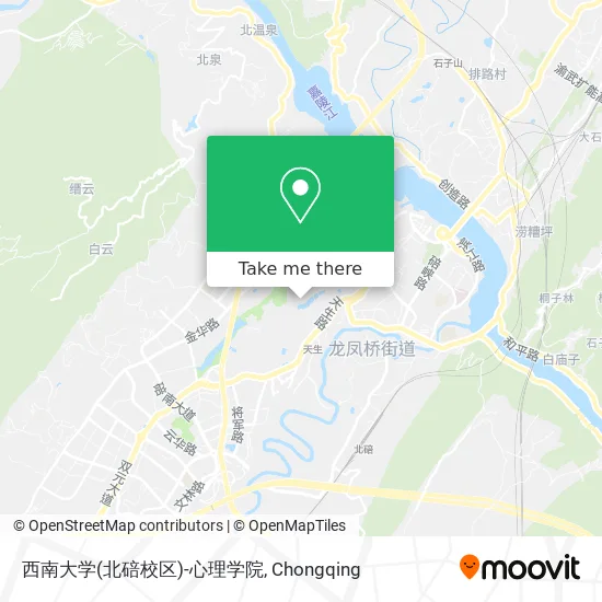 西南大学(北碚校区)-心理学院 map