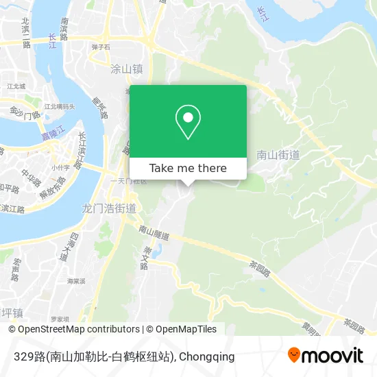 329路(南山加勒比-白鹤枢纽站) map