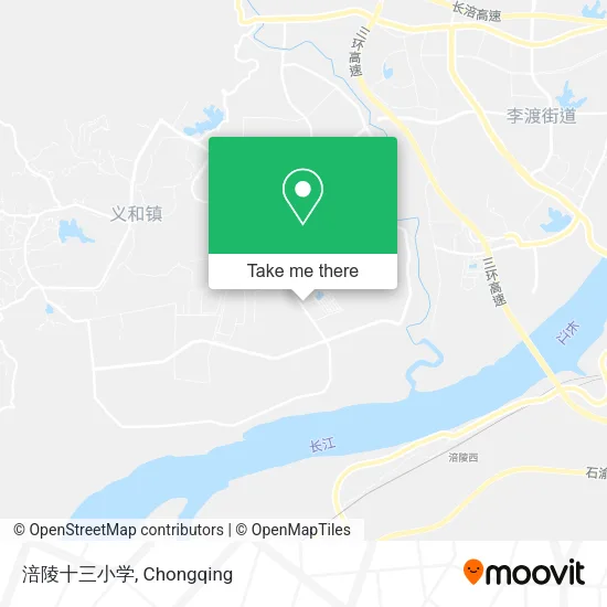 涪陵十三小学 map