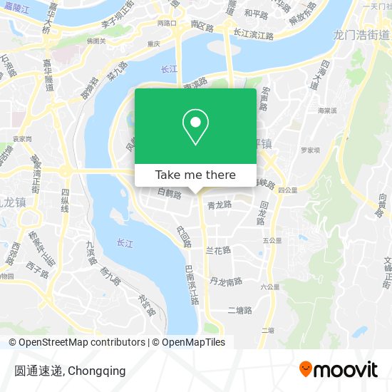 圆通速递 map