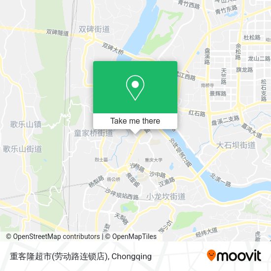 重客隆超市(劳动路连锁店) map