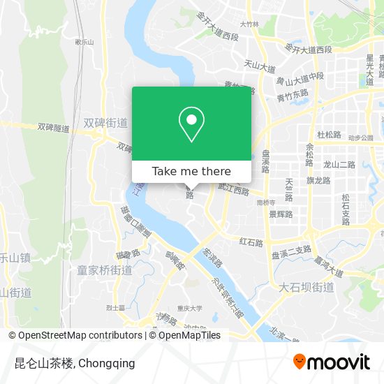 昆仑山茶楼 map