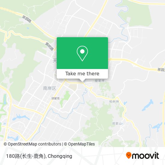 180路(长生-鹿角) map