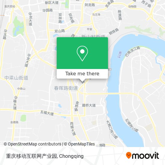 重庆移动互联网产业园 map