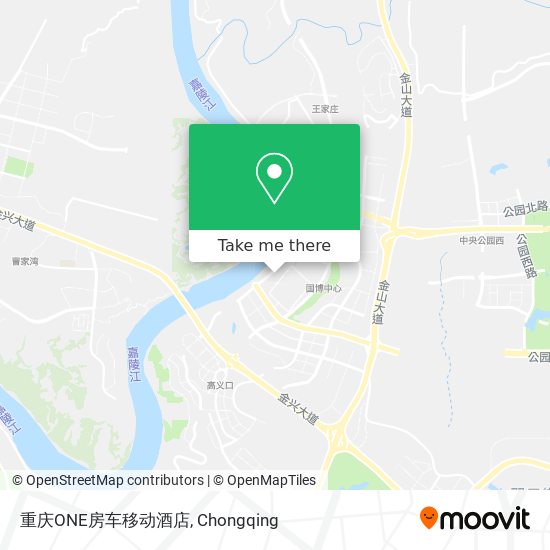重庆ONE房车移动酒店 map