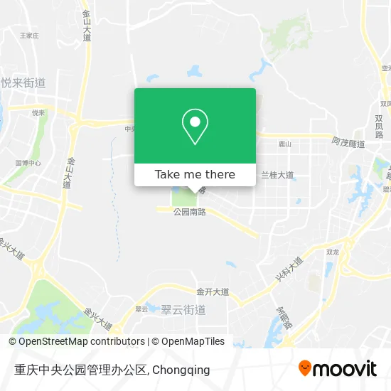 重庆中央公园管理办公区 map