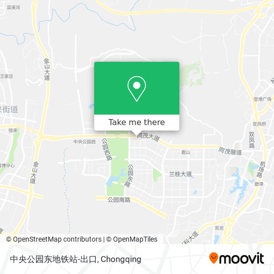 中央公园东地铁站-出口 map