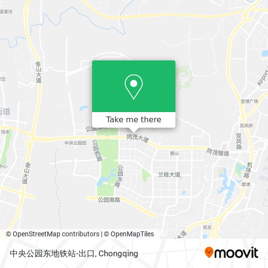 中央公园东地铁站-出口 map