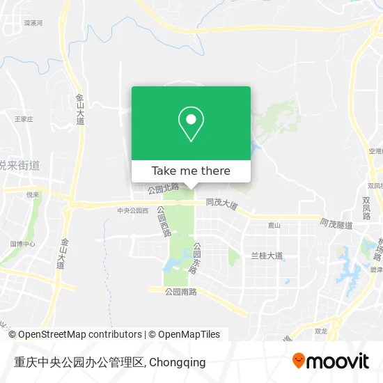 重庆中央公园办公管理区 map