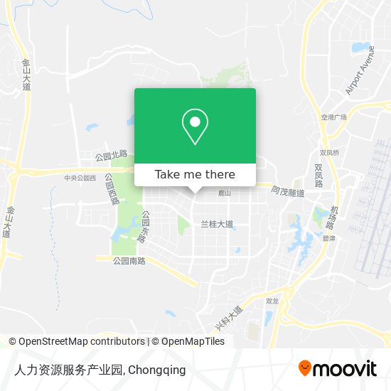 人力资源服务产业园 map
