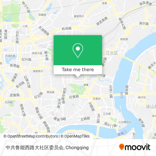 中共鲁能西路大社区委员会 map