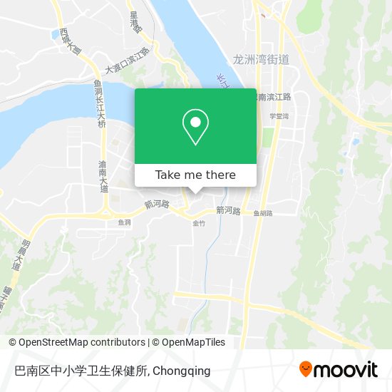 巴南区中小学卫生保健所 map